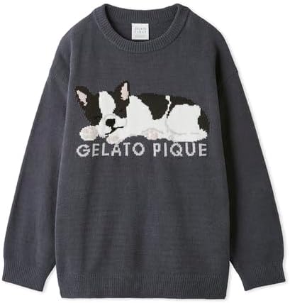 ジェラートピケ　SLEEPING DOG フレンチブルドッグ　上下セット ジェラートピケ SLEEPING DOG フレンチブルドッグ 上下セット